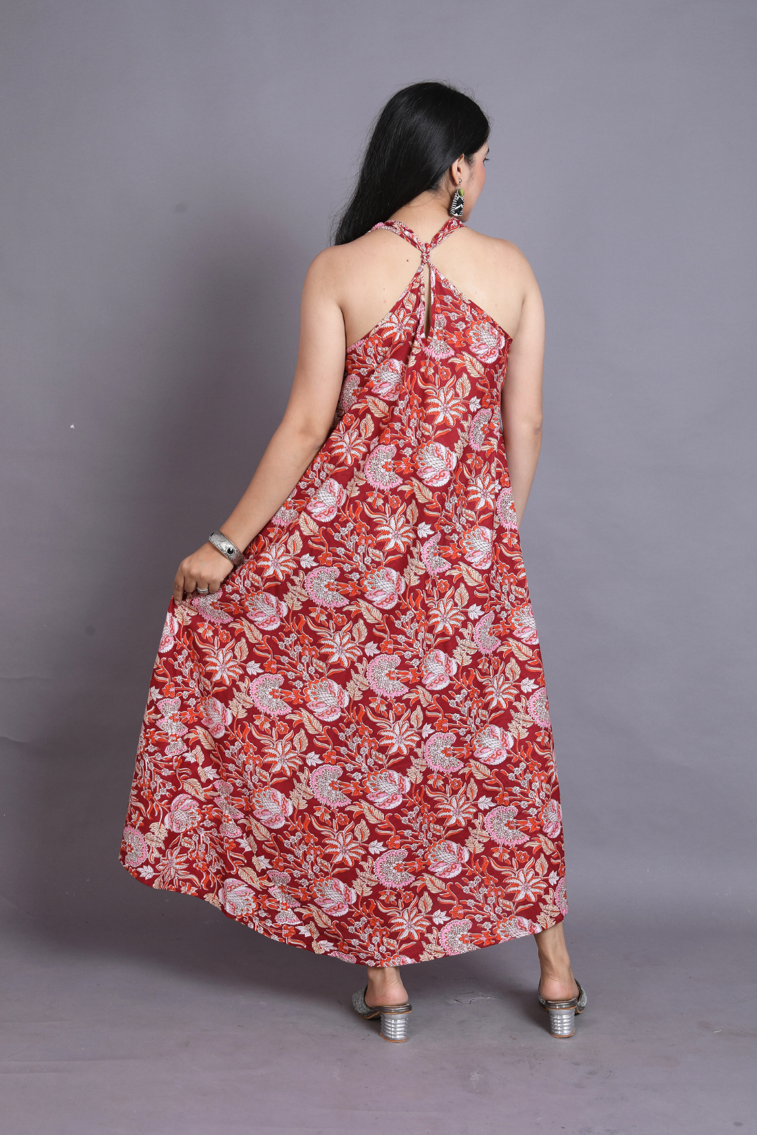 FLOWER COTTON DRESS